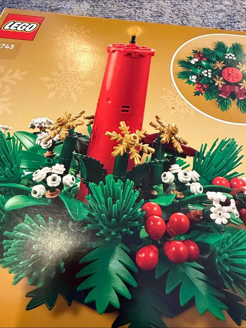 LEGO Christmas Table Decoration Building Toy 40743